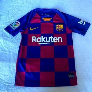 EUC Nike FC Barcelona Jersey Youth Small